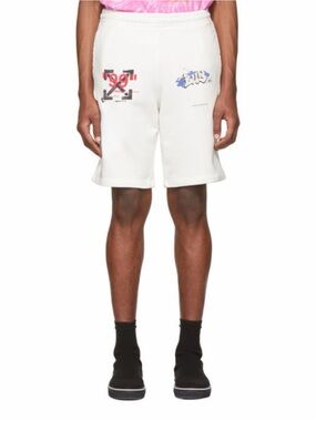 Off-White White Dondi Bus Shorts